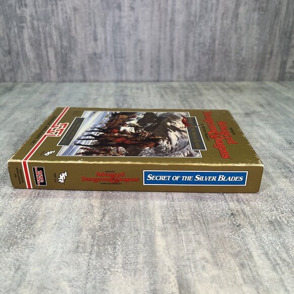 Advanced Dungeons & Dragons: Secret of the Silver Blades 1990 Tandy PC Big Box - Picture 3 of 16